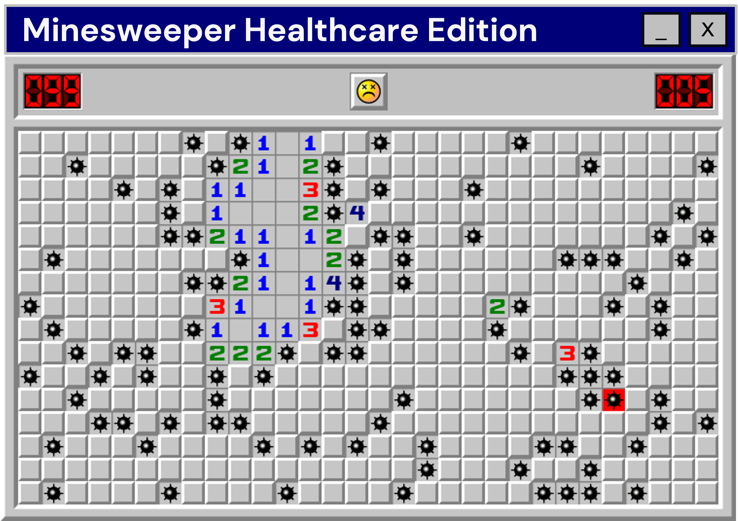 minesweeper healthcare edition